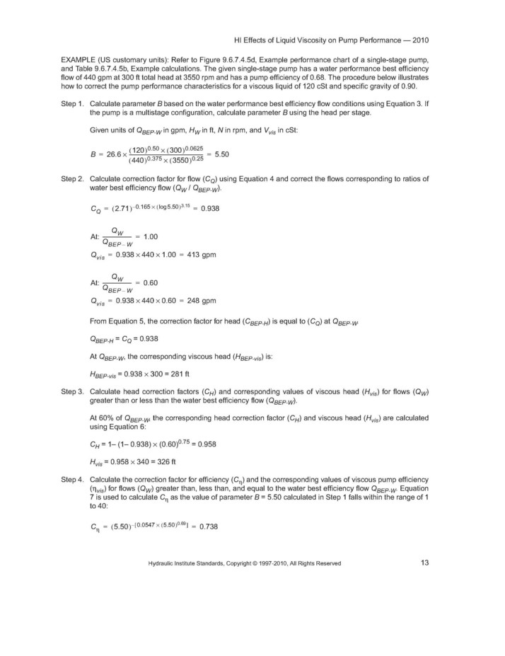 Page 13 of Effects of Liquid Viscosity on Rotodynamic (Certrifugal and Vertical) Pump Performance.